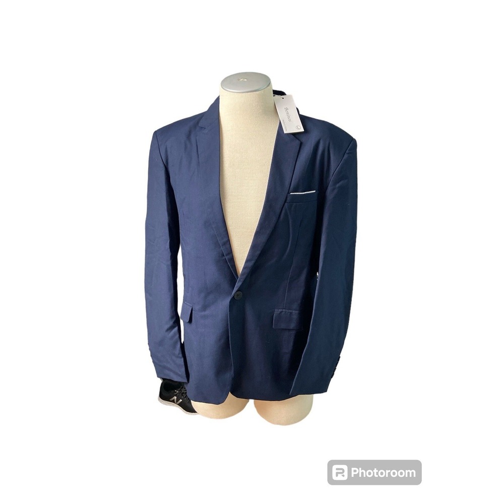 Beninos Men's Suit Jacket Large | Navy Blazer Sports Coat Formal Wear